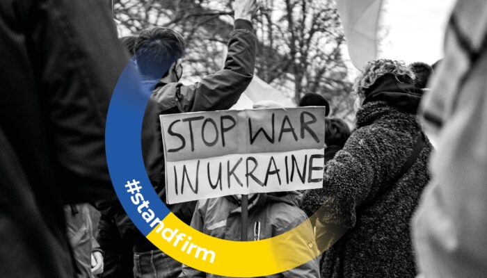 Advocatenkantoren slaan handen ineen voor Oekraïne: Stand firm!