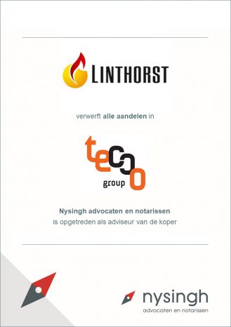 thombstone Linthorst met logo's
